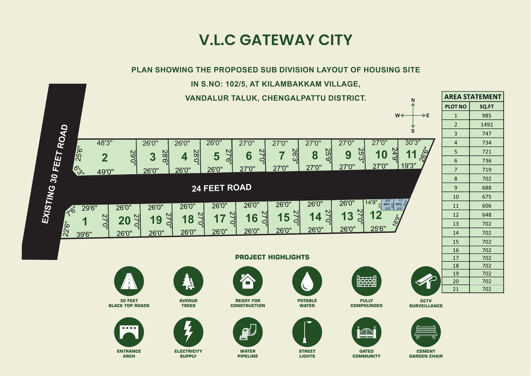 VLC Gateway City Layout Plan